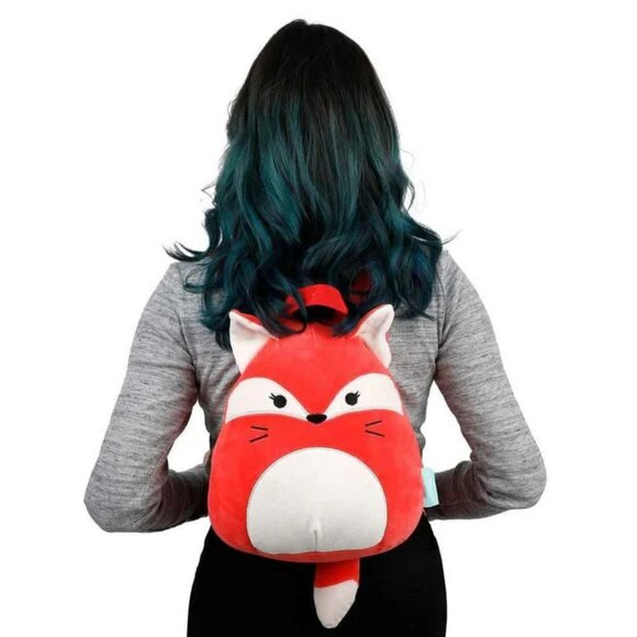 Squishmallows Fifi The Fox Plush Mini Backpack NWT - Picture 2 of 3